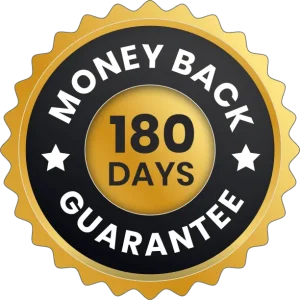 Money Back Guarantee 180 days