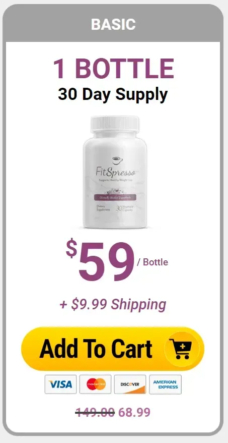 FitSpresso Supplement Pricing bottle 1